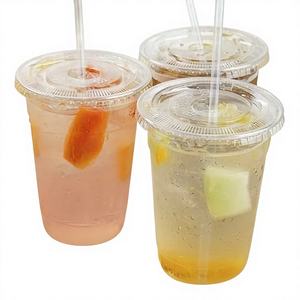 แก้วใสขนาด 16 ออนซ์ ย่อยสลายได้ ใช้สำหรับเครื่องดื่มเย็น เป็นมิตรกับสิ่งแวดล้อม ผลิตจาก PLA ปลอดสาร BPA ย่อยสลายได้ ป้องกันการรั่วซึม รีไซเคิลได้ ใช้กับช่องแช่แข็งได้ ใช้แล้วทิ้ง บรรจุ 50 ใบ - Product Image 1