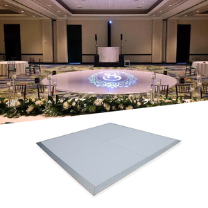 Palco Portatile Pieghevole Wireless con Pavimento da <span class=keywords><strong>Ballo</strong></span> LED per DJ, Matrimoni, con Alimentazione DMX Cablata (Controller Escluso) - Product Image 2