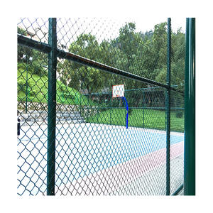 Panneau de clôture de jardin de haute qualité, clôture de sécurité de cour en fil de cyclone revêtu de vinyle vert PVC pour l'extérieur - Product Image 4