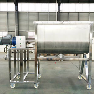 500kg Ribbon Mixer 1 Ton Potting Soil Gypsum Powder Flour Product Horizontal Npk Fertilizer Mix Machine - Product Image 2