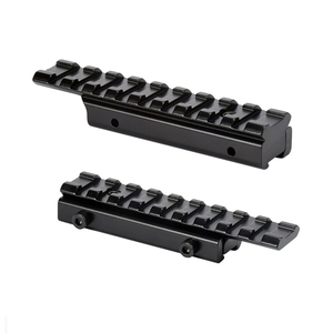 ฐานอะแดปเตอร์ขนาด 3.94 นิ้ว/100 มม. 9 ช่อง สำหรับอุปกรณ์เสริมกล้องเล็งล่าสัตว์ ตัวแปลงขนาด 11 มม. เป็น 21 มม. - Product Image 4