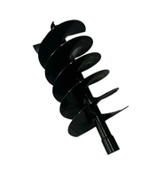Foreuse hydraulique pour mini-excavatrice 12EX-300A – Ponceuse de trous pour clôtures et plantation d'arbres
