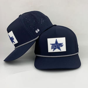 OEM أسود 5 لوحة مصمم بالبوليستر فتحة قطع ليزر مقاومة للماء قبعة مخصصة رياضية قبعات بيسبول Gorras - Product Image 5