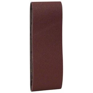 BOSCH - 2609256187 Juego de bandas de lijado para lijadoras de banda, calidad roja 60x400mm (3 uds.) -ABRASIVOS EAN 3165140387903 - Product Image 1