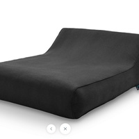 Moderne Luxus PVC Aufblasbare Lazy Couch Flocking-Liege Sonnenliege für den Strand