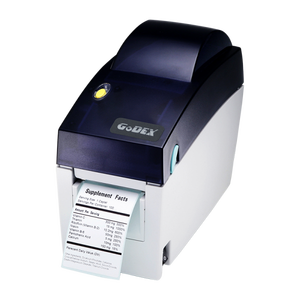 Godex DT2 Máy tính để bàn trực tiếp nhãn nhiệt máy in mã vạch 203dpi 2 "Chiều rộng in USB + ETHERNET + Giao diện nối tiếp - Product Image 1