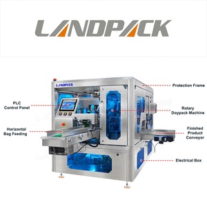 Machine de remplissage et de scellage <span class=keywords><strong>rotative</strong></span> pour sachets préformés Doypack de grains de café - Product Image 4