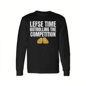 T-shirt a maniche lunghe Lefse Time con design norvegese, vestibilità unisex per adulti - Product Image 2