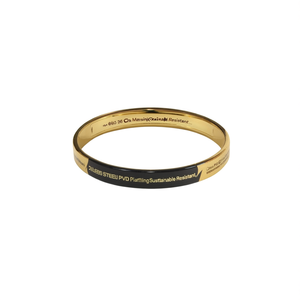 Fashion <b>Beaded</b> <b>Bracelet</b> 316L Stainless Steel PVD <b>Gold</b> Plating Sustainable Resistant - Product Image 2