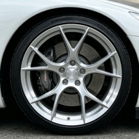 Jantes forgées Bku 5X120.65 pour Chevrolet Corvette C5 C6 C7 C8 E-Ray Z06 ZR1 19 20 21 pouces, jantes de course en alliage argentées personnalisées