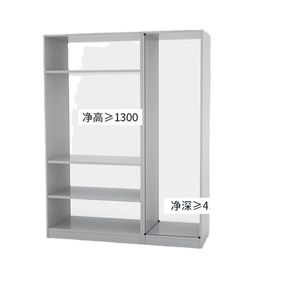 Unihopper Wardrobe <b>Mirror</b> Rectangle Aluminum Frame Wall Mounted <b>Foldable</b> Full Length Dressing <b>Mirror</b> For Closet Clothing - Product Image 3