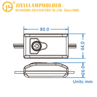 Prix usine lumière LED Wifi télécommande interrupteur 100VAC-240VAC application mobile contrôle commutateurs à travers le cordon pour les lumières intérieures
