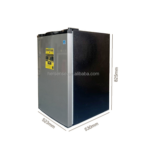 127L <b>Refrigerator</b> 110v Single Doors Small Size No Frost Mini Freezer Sliver Lower Watt Energy for Household Hotel Department Use - Product Image 3