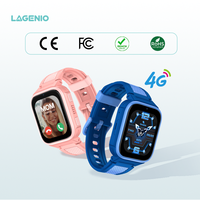 LAGENIO K10 1. Reloj Inteligente para Niños con Pantalla Grande de 8 Pulgadas, Batería de 950 mAh, IP68, Llamada SOS, Rastreador GPS LBS WIFI, Tarjeta SIM