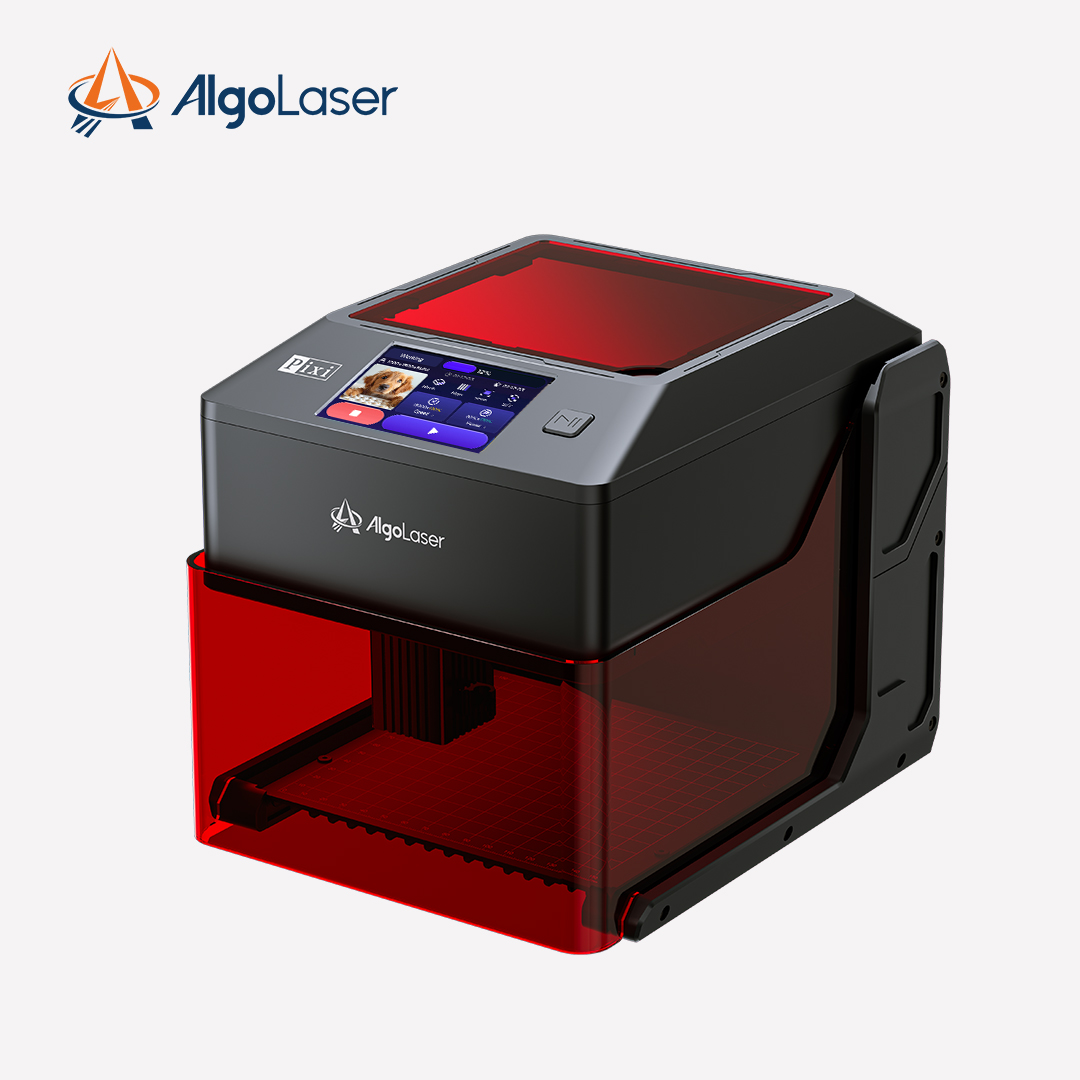 Небольшой Настольный лазерный гравер Algolaser Pixi 10 Вт-недорогой для ювелирных изделий, стекла, поделок