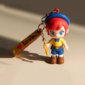 Móc khóa anime 3D PVC tùy chỉnh, móc khóa cao su, logo quảng cáo, phụ kiện móc khóa, móc khóa tùy chỉnh - Product Image 3