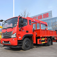 Grue télescopique pliante montée sur camion de 25 tonnes avec moteur Weichai et système hydraulique pour la construction