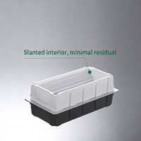 Réservoir de réactifs stérile jetable 25ml 50ml 100ml PS PET à fond en V pour pipette multicanal et cuve à liquide