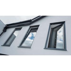 نافذة فاخرة كبيرة مقاومة للأعاصير ذات زجاج مزدوج قابلة للإمالة والدوران وفتح كامل للمنازل - Product Image 2