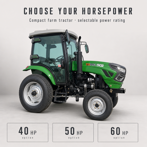 Tractor Agrícola Compacto de 50HP con Tracción en las 4 Ruedas y Arado de Discos para Cultivo de Campos - Product Image 5