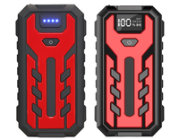 Vente en gros Démarreur de voiture d'urgence 4000A 1200A pour camions, avec éclairage d'alarme SOS, charge rapide 60W USB-C et chargeur de téléphone portable au lithium LED
