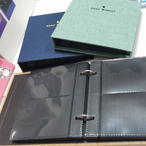 Album Portafoto Rettangolare in Tessuto Cotone-Lino, Personalizzabile, Stampa Offset, Stile Inserto a Fogli Mobili per Carte KPOP Lomo - Product Image 4