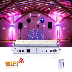 Baterai Ape Lab Dj Disco Linear Uplights Tahan Air 9X15W Lampu Panggung Led Pernikahan Mixer