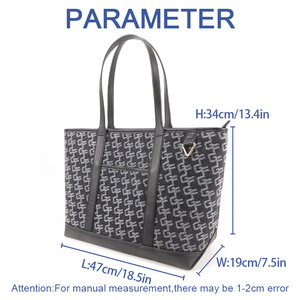 Bolso Tote de Moda para Mujer, Gran Capacidad, Bolso de Hombro, Bolso de Mano para Dama, Bolso Tote para el Trabajo, Logotipo Personalizado OEM - Product Image 6