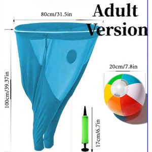 Jeu de Jardin Géant Personnalisé pour Réunions Familiales : Jeu de Balle 'Granny Pants' pour Activités Extérieures de Noël et Jeux d'Équipe - Product Image 2