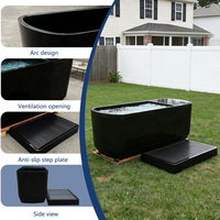 Bain froid extérieur moderne en acrylique Aristech USA, écologique, ovale, pour 1-2 personnes, bain de glace thérapeutique, villa, hôtel