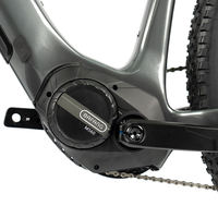 Vélo de montagne électrique EM8 500W à moteur central en fibre de carbone, batterie au lithium 48V14Ah, autonomie de 135 km, moteur de moyeu, étanche
