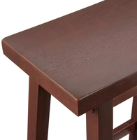 Tabourets de bar en bois à hauteur de comptoir élégants de qualité supérieure pour les repas.