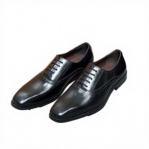 Zapatos de Vestir Clásicos de Oficina con Cordones para Hombre, Zapatos Oxford de Alta Calidad Hechos a Mano con Cuero Vacuno Genuino - Product Image 1