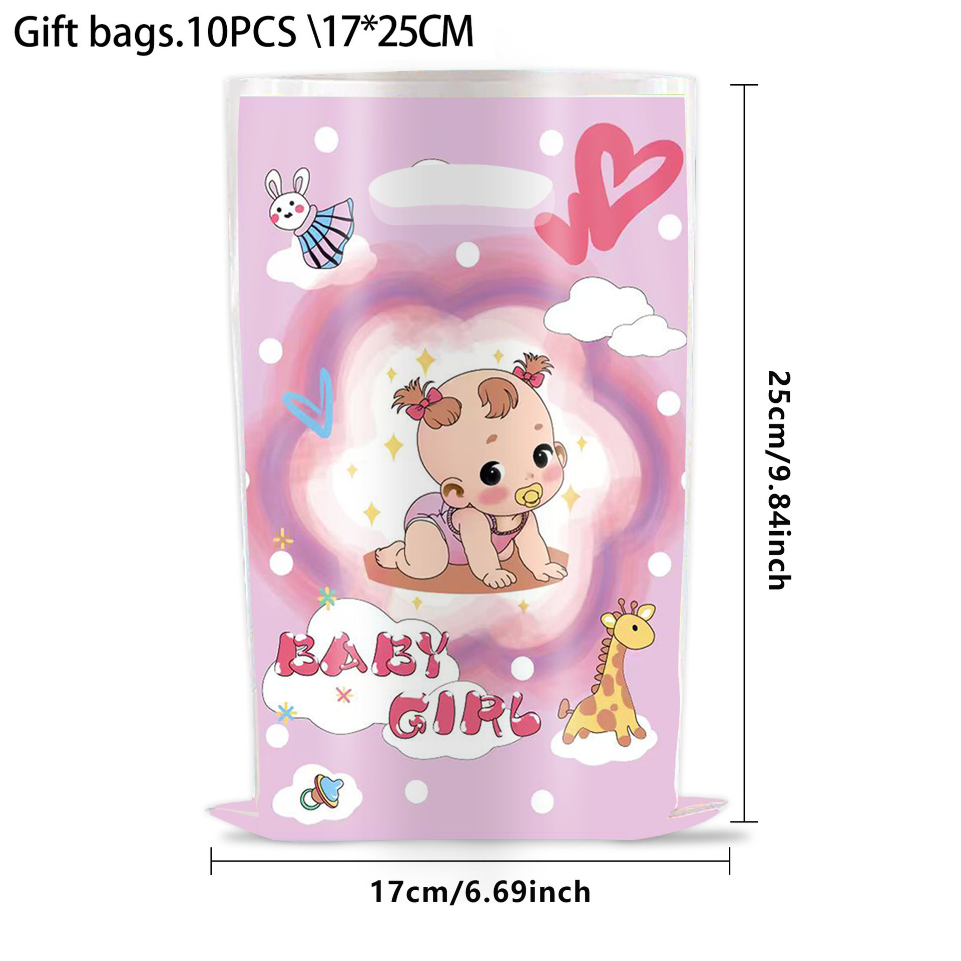 Bolsa de regalo 10uds-bautismo en polvo