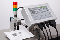 Nouvelle Imprimante Jet d'Encre Industrielle TIJ NASCENT Demi-Pouce Haute Précision 600dpi pour Date d'Expiration, Œufs, Masques, Flex, Multicolore, Automatique