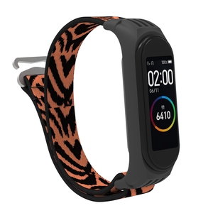 Tela Boorui para <span class=keywords><strong>Mi</strong></span> Smart <span class=keywords><strong>Band</strong></span> 5 4 Correa para Xiaomi Smart <span class=keywords><strong>Band</strong></span> 6 Correa de reloj Versión <span class=keywords><strong>global</strong></span> - Product Image 6
