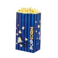 Conception personnalisée Production de sacs d'emballage en plastique Portable Frites Bonbons Pain Popcorn Loisirs Snacks Popcorn Sac