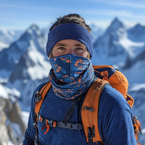 उच्च गुणवत्ता अपf50 + योग हेडबैंड 4-वे खिंचाव जाल बर्फ रेशम कपड़े विरोधी हेडस्कार्फ पॉलिएस्टर यूनिसेक्स - Product Image 3