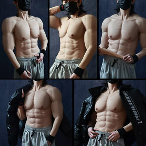 Réaliste Faux Muscles Silicone Doux Muscle Costume Poitrine Plaque Simulation Peau Sein Forme pour Cosplay Partie - Product Image 6