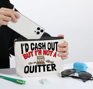 Regali Divertenti, Borsa per il Trucco, Regali a Tema Gioco d'Azzardo, Pochette per il Trucco, Regali di Natale e Compleanno per Giocatori d'Azzardo e Appassionati di Casinò - Product Image 5