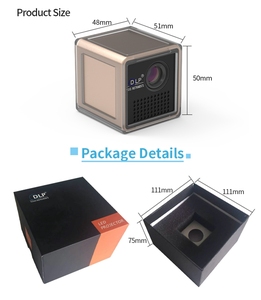 Phổ biến P1S Mini Pocket <span class=keywords><strong>Projector</strong></span> 400 ANSI Lumens thông minh Linux Hệ Thống Trung Quốc Điện thoại di động tương thích xách tay P1 + LED được xây dựng trong chúng tôi - Product Image 3