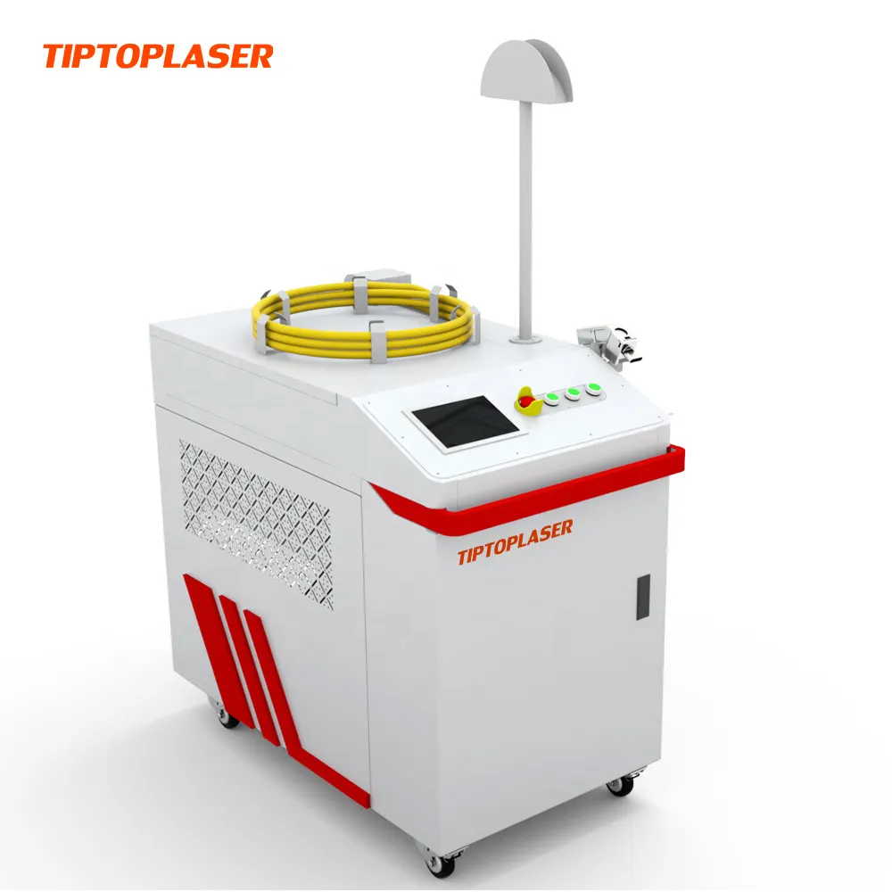 Removal Machine Rust Fiber Laser Cleaning Machine Rust Cleaning Pulse Laser Metal Cleaner Machine TIPTOPLASER 1000W - 3000W