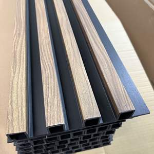 Partición <span class=keywords><strong>de</strong></span> decoración para exteriores, revestimiento exterior estriado, Panel <span class=keywords><strong>de</strong></span> pared <span class=keywords><strong>de</strong></span> listón Wpc, Panel 3D <span class=keywords><strong>de</strong></span> madera <span class=keywords><strong>de</strong></span> pared, revestimiento <span class=keywords><strong>de</strong></span> Panel <span class=keywords><strong>de</strong></span> pared Interior <span class=keywords><strong>de</strong></span> madera - Product Image 4