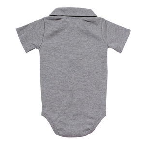 Tutina Estiva per Neonata in Cotone, Maglietta Polo <span class=keywords><strong>con</strong></span> Bottoni e Maniche Corte, Completo per Gattonare 100% Cotone - Product Image 2
