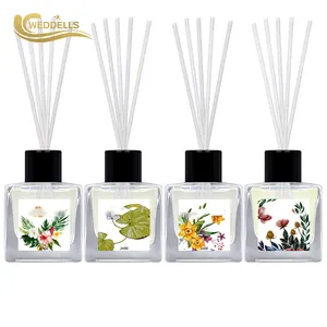 Bottiglie per diffusori Reed 100Ml diffusore per aromi personalizzato e candela profumata per Set regalo diffusore di olio essenziale di canna