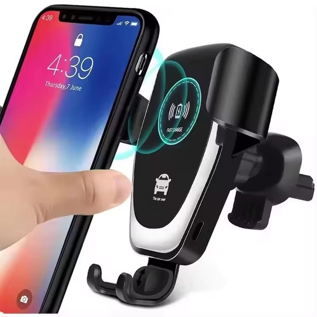 Wholesale 15W Fast Wireless Car Charger Mount Automatic Clamping Air Vent Phone Holder for Car Custom Logo Available