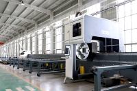 Découpeuse de tubes laser à fibre automatique BKT 6KW, machine de découpe laser CNC pour tubes métalliques ronds