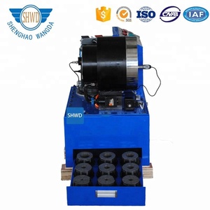 Cheap Factory Price <strong>Automatic</strong> High <strong>Pressure</strong> 1/4&quot; to 2&quot; Hydraulic Pipe Rubber Hose Crimping Press Machine With 10 Sets Dies - Product Image 2
