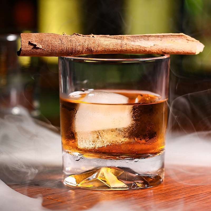 210ml 300ml  Lead-free Whiskey  Rock glass Iceberg Cocktail Spirits Old Fashioned glasses cup