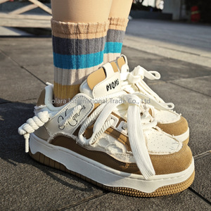 Zapatillas Deportivas de Suela Gruesa, Elevadas, Transpirables, Impermeables y Antideslizantes, de Malla, para Invierno/Primavera, Modernas, Color Marrón - Product Image 5